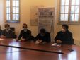 Direttore Generale Asl Novara Angelo Penna, Patrizia Spina Dirigente Politiche Sociali Comune di Novara, Daniele Giaime Presidente Centro Servizi per il Territorio Novara VCO, Gianfranco Bianchi Presidente AVO Novara, Maria Grazia Bresich Referente Servizio Sociale Professionale Aziendale Asl Novara, Marina Mainelli operatore Comune di Novara