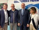 Nella foto da sinistra: Roberto Cota, Diego Sozzani, Maurizio Rasero e Teresa Armienti Nella foto da sinistra: Roberto Cota, Diego Sozzani, Maurizio Rasero e Teresa Armienti