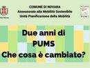 Mobilità sostenibile, Novara fa il punto sul Pums: la presentazione pubblica dei dati