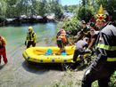 Quattro ventenni restano bloccati su un isolotto nel fiume Ticino: salvati dai vigili del fuoco