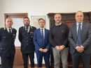 Visita ufficiale del questore di Novara Fabrizio La Vigna alla città di Trecate