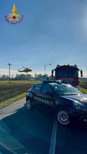 Incidente frontale sulla SP 21: due feriti elitrasportati a Novara Incidente frontale sulla SP 21: due feriti elitrasportati a Novara