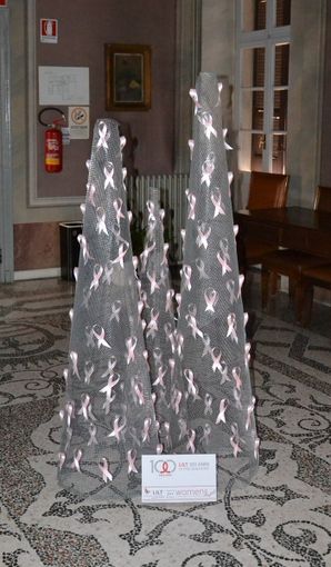 In municipio a Gozzano un angolo in rosa per la prevenzione dei tumori In municipio a Gozzano un angolo in rosa per la prevenzione dei tumori