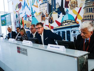 Un momento della presentazione tenuta stamane al Grattacielo della Regione Piemonte Un momento della presentazione tenuta stamane al Grattacielo della Regione Piemonte