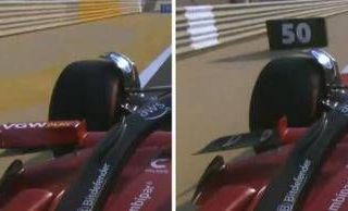 Leclerc, che succede? Si stacca lo specchietto della Ferrari nelle libere - Video