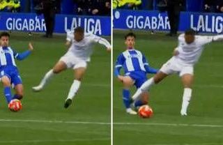 Follia Mbappé, entrata killer ed espulsione in Alaves-Real Madrid - Video