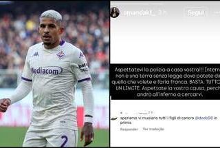 Fiorentina, minacce social a mogli giocatori: "Spero che i vostri figli muoiano di cancro"