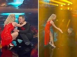 Ballando con le stelle, Beppe Convertini torna in pista e... cade