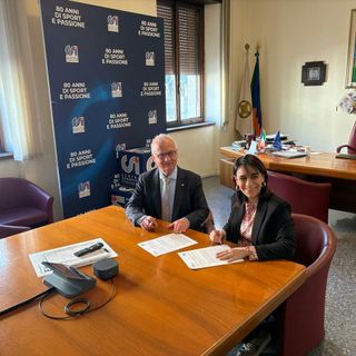 Nella foto Vittorio Bosio e Chiara Tommasini