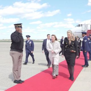 Meloni atterrata negli Stati Uniti per l’incontro con Trump