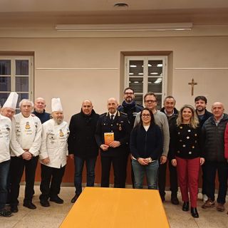 La polizia locale di Borgomanero in festa per San Sebastiano