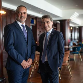 Nella foto da sinistra: Marco Pusceddu, vice presidente nazionale Fiaip e Fabrizio Segalerba Presidente Nazionale Fiaip