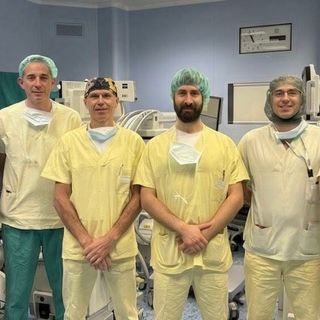nella foto da sinistra:  Andrea Dorigotti, Renato Galli, Mauro Porta (Direttore),  Marco La Malfa, Stefano Pozzi, Emanuele Ciurlia