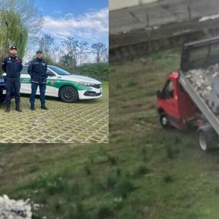 Scarica macerie in un campo a Sant’Agabio: denunciato grazie a un video