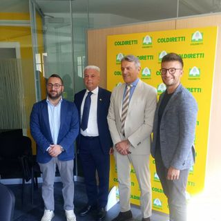 Nella foto da sinistra:  Lido Beltrame, Domenico Pautasso, Marco Caccia e Fabio Tofi