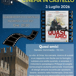 "Cinema in Castello": domani sera a Galliate il film "Quasi amici"