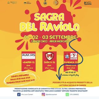 Torna a Cameri la &quot;Sagra del Raviolo&quot;