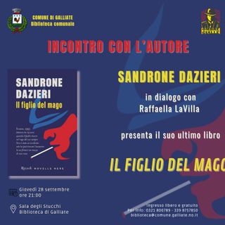 Sandrone Dazieri ospite a &quot;Ombre gialle&quot;