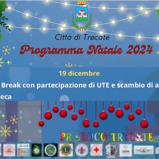 Scambio di auguri dell'ute in biblioteca di Trecate