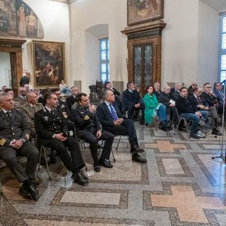 Il consigliere Mauro Gigantino alla cerimonia augurale organizzata dal vescovo Brambilla