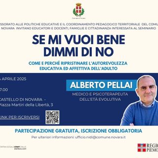 &quot;Se mi vuoi bene dimmi di no&quot;: Seminario sulla crescita e l'autonomia dei bambini