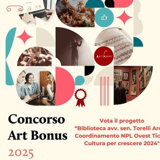 Nati per leggere ovest ticino: il progetto "cultura per crescere 2024" in gara per l’art bonus 2025 Nati per leggere ovest ticino: il progetto "cultura per crescere 2024" in gara per l’art bonus 2025