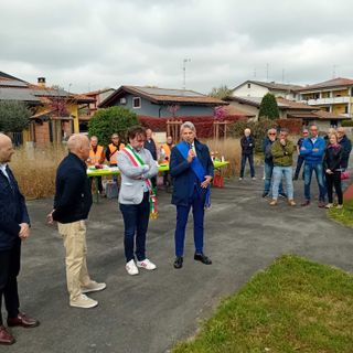 Inaugurato a Bellinzago Novarese il Parco Benessere dedicato a Fabio Carnemolla