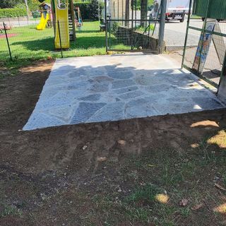 Completati i lavori all’ingresso del parco giochi di Brovello