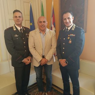 Borgomanero: il sindaco Bossi incontra il nuovo comandante della Tenenza dei Carabinieri