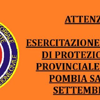 Varallo Pombia, maxi esercitazione di Protezione Civile sabato 27 settembre