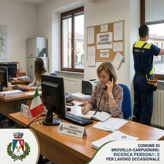 Brovello-Carpugnino cerca personale per lavori occasionali: opportunità in segreteria e come operaio