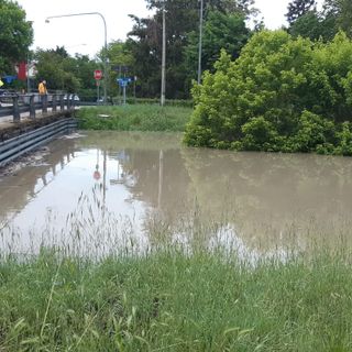 Volontari novaresi della Protezione Civile in azione nella Romagna alluvionata