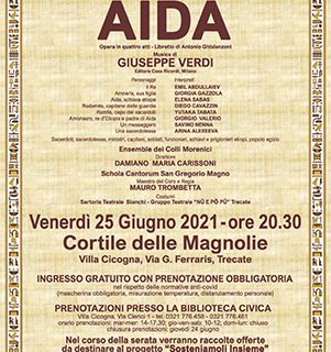 Il 25 maggio l'Aida risuonerà a Villa Cicogna