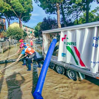 Alluvione, i volontari di Anpas Piemonte in partenza per l'Emilia Romagna