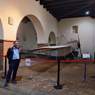 Andrea Crivelli in un viaggio culturale con gli studenti di Novara