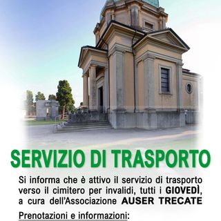 Cimitero comunale Trecate: servizio di trasporto per persone sole o invalide