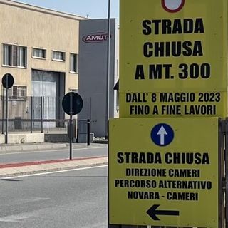 Nuova chiusura stradale a Novara per lavori di ripristino del ponte sul Terdoppio