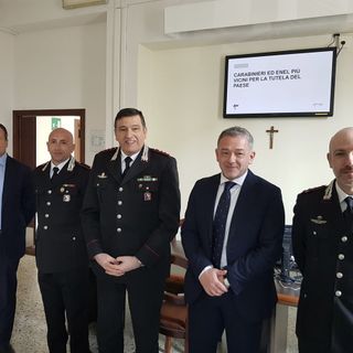 Carabinieri ed Enel più vicini per la tutela del paese