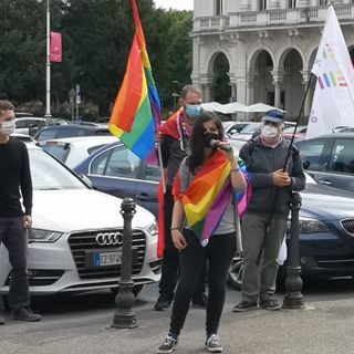 Anche a Novara in piazza per il DDL Zan FOTO