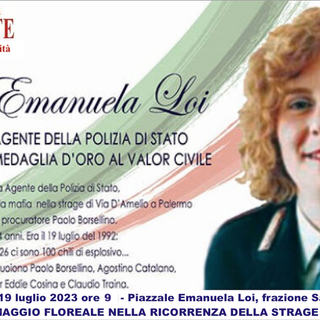 Trecate ricorda la prima donna poliziotto vittima della mafia Emanuela Loi