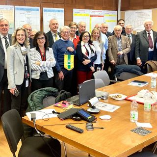 Il primo consiglio regionale dei maestri lavoro del Piemonte presso la raffineria Sarpom di Trecate