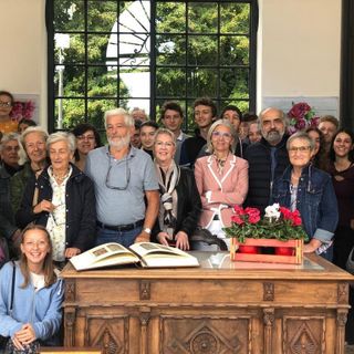 Visita ufficiale della famiglia Cicogna alla storica villa trecatese