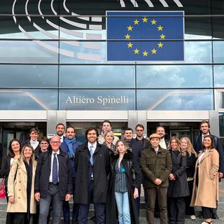 I Giovani Imprenditori alla sede del Parlamento europeo a Bruxelles