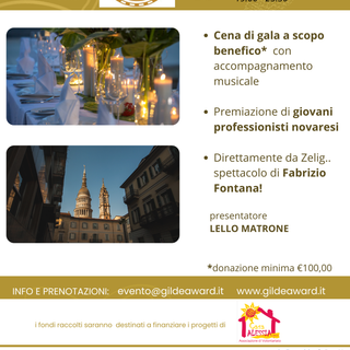 Arriva a Novara la prima edizione del “Gilde Award”
