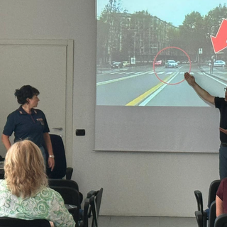 Anche i dipendenti delle Poste Italiane all'iniziativa 'guida sicura' con la Polizia