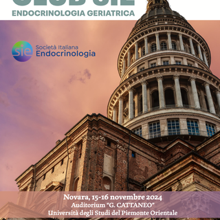 A novembre la seconda edizione del “Congresso nazionale Club Sie di Endocrinologia geriatrica”