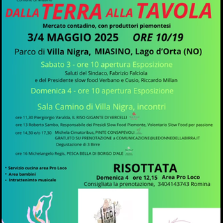 A Miasino il Mercatino dei Produttori con Slow Food: gusto, musica e incontri a Villa Nigra