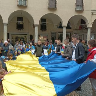 La comunità ucraina di Novara ha ricordato l'invasione russa e chiede la pace