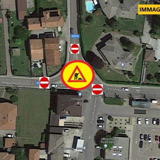 Modifiche alla viabilità all'ingresso di Varallo Pombia