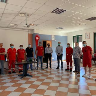Il presidente Regionale Cri ha visitato la sede di Trecate